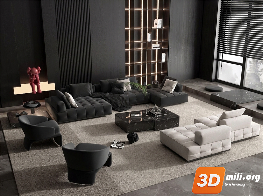 Sofa Minotti Skp Files 
